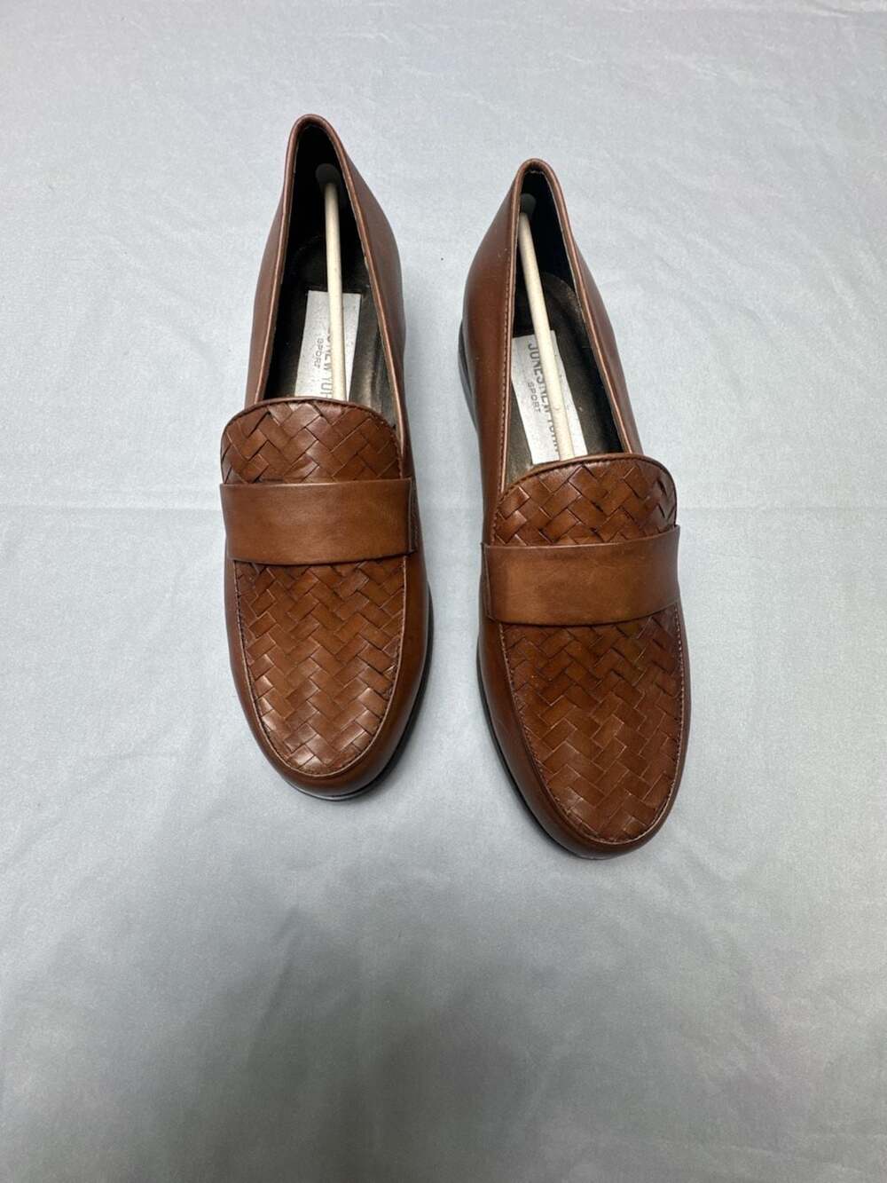 Jones New York Sport Woven Penny Loafers Size 8M Brown